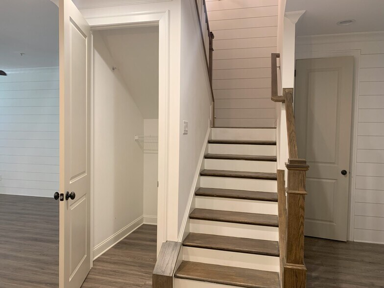 Storage under stairs - 423 Johnson Ct