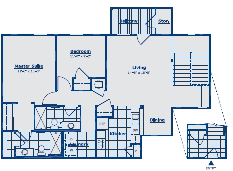 The Turquoise - Bluestone Apartments