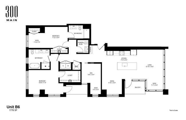 Floorplan - 300 Main