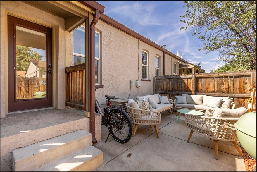 back patio has access to alley - 1217 E 26th Ave
