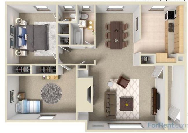 Floorplan - Lake Heights Apartments