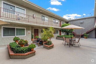 Spacious and bright courtyard at the Diplomat. - The Diplomat