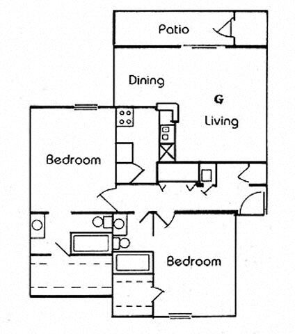 Floorplan - Brookbend Apartments