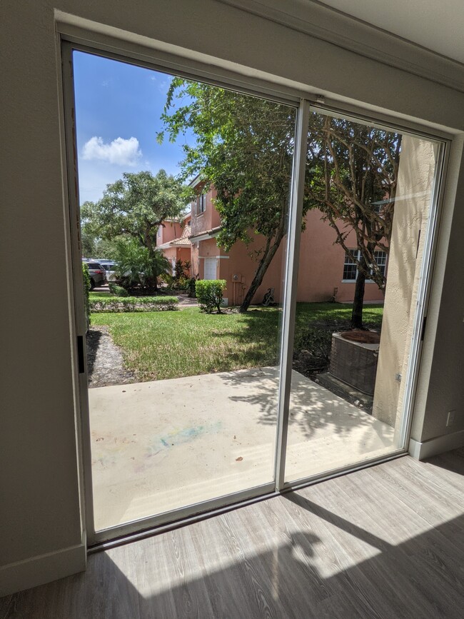 Back patio from Family room - 9150 NW 40th Pl