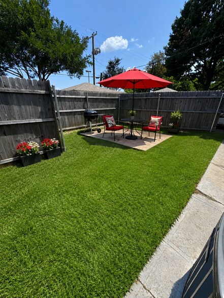 Privately Fenced in Backyard - 10106 Galway Dr