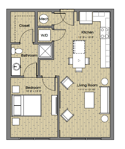 Floorplan - The Easley at UC