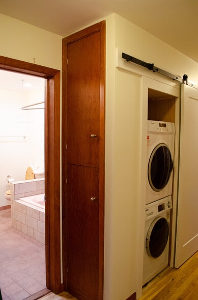 Laundry and Linen Closet by Bathroom - 1314 Grant St
