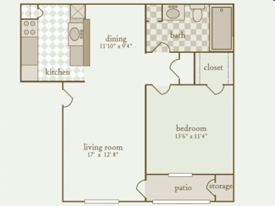 1BR/1BA - Park at Countryside