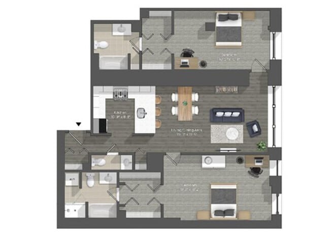 Floorplan - Walnut Street Apartments