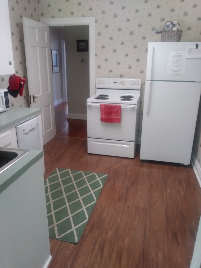 Kitchen - Stove and Fridge - 1423 Bronough N St