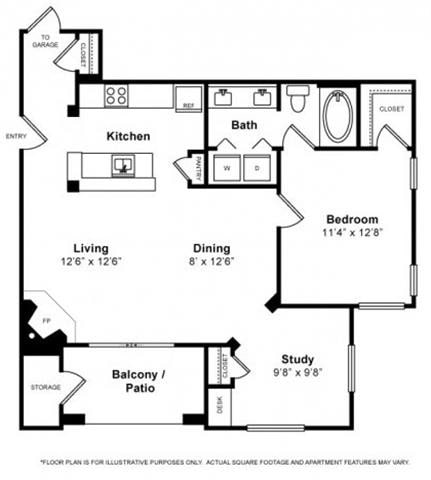 Floorplan - The Estates at Park Place