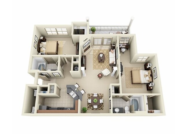 Floorplan - Stone Creek at Brookhaven Apartment Homes