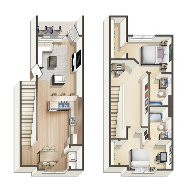 Floorplan - QUARTERS VERMILLION