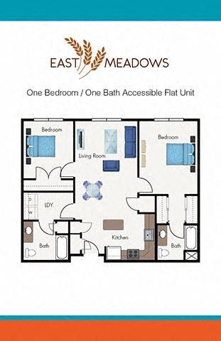 Floorplan - East Meadows Apartments