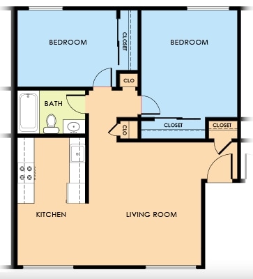 2BR/1BA - Marion Street Apartments