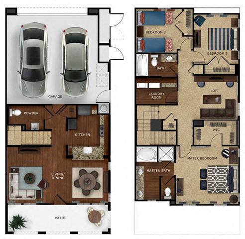 Floorplan - The Vines at Riverpark