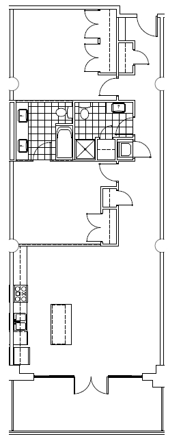 2BR/2BA - Chesapeake Lofts