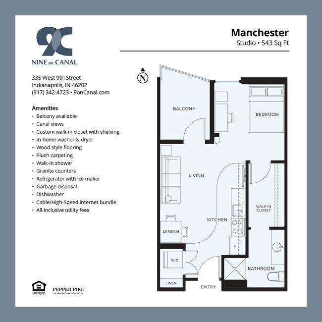 Floorplan - 9 on Canal