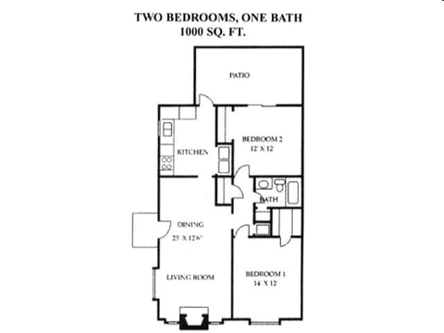 2BR/1BA - Ridgeway Commons Townhomes