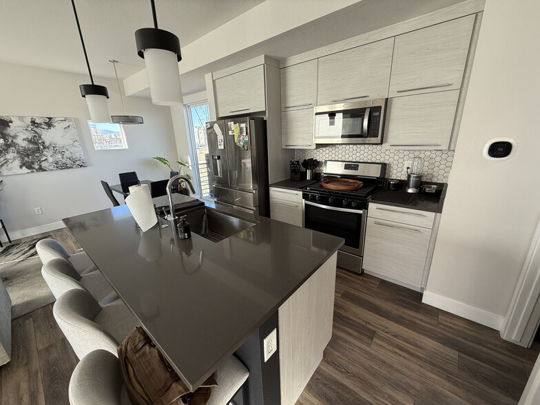 Second Floor Living Room/Kitchen - 5695 W 11th Pl