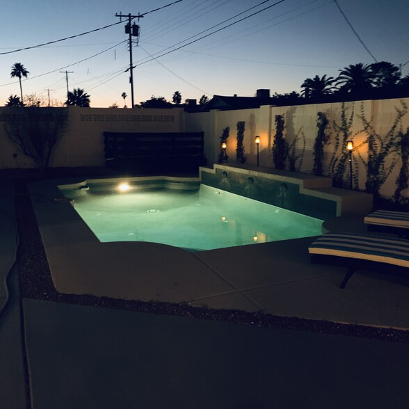 Pool in evening - 8516 E Vernon Ave