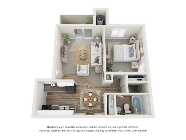 Floorplan - Ridgecrest Apartment Homes