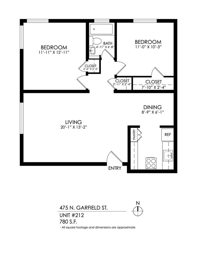 Floorplan - 475-501 Garfield