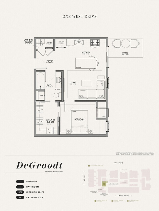 Floorplan - One West Drive