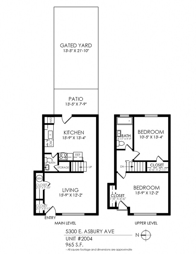 Floorplan - 5300 E Asbury Ave.