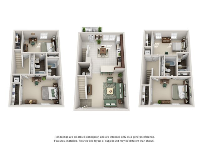 4BR/4.5BA - Canvas Townhomes Allendale
