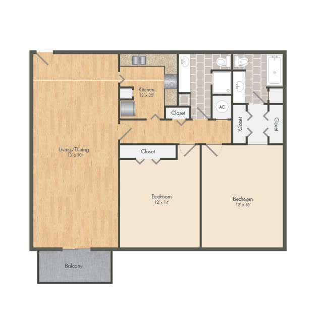 Floorplan - The Beverly