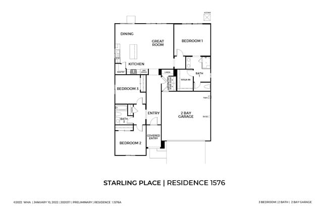 Floorplan - Maple at Starling Place