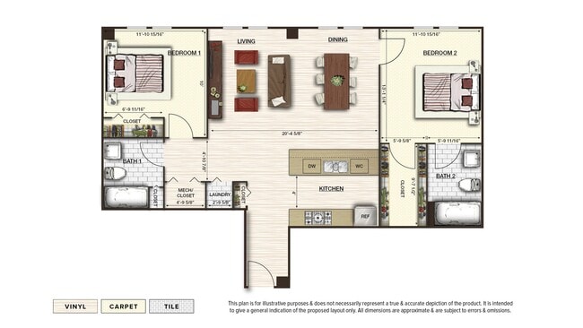 Floorplan - The Pinnacle @ 65
