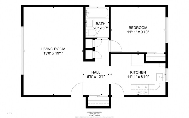 Floorplan - 10351-57 S. Hale Ave