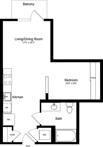 Floorplan - Potrero 1010