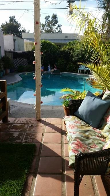 back patio - 223 S Carson Rd