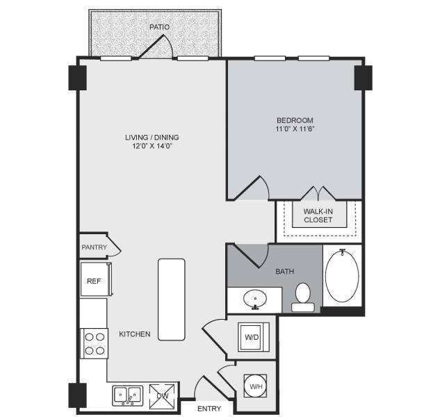 Floorplan - Cantabria at Turtle Creek