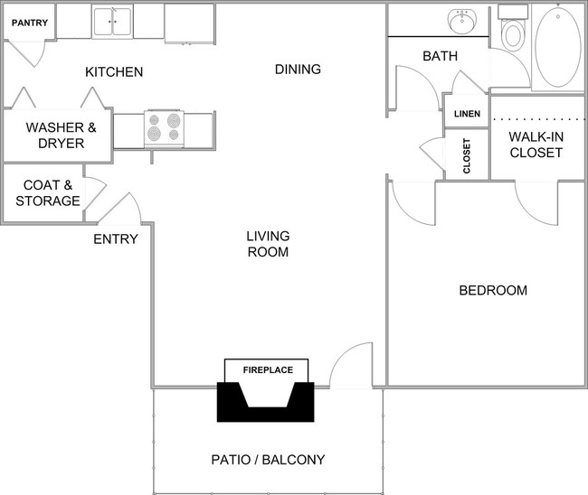 1BR/1BA - Ridgeland Ranch