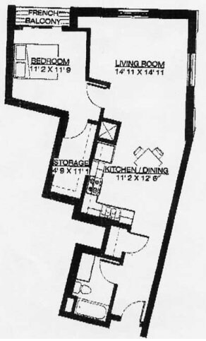 1BR/1BA - The Wellstone