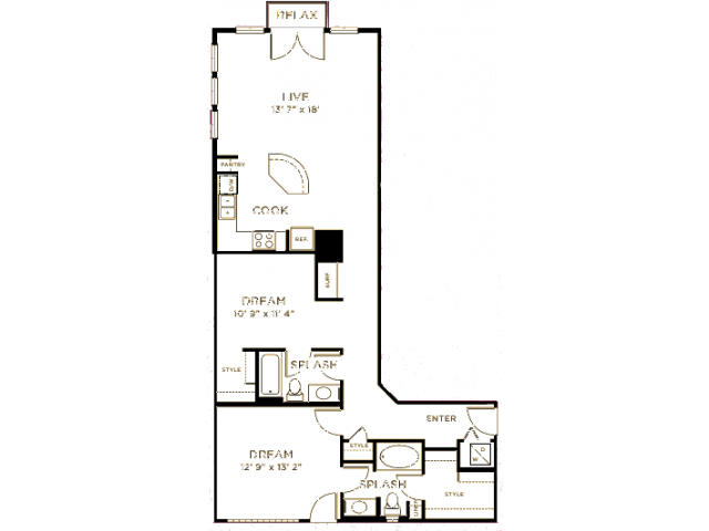 Floorplan - Mariposa Lofts