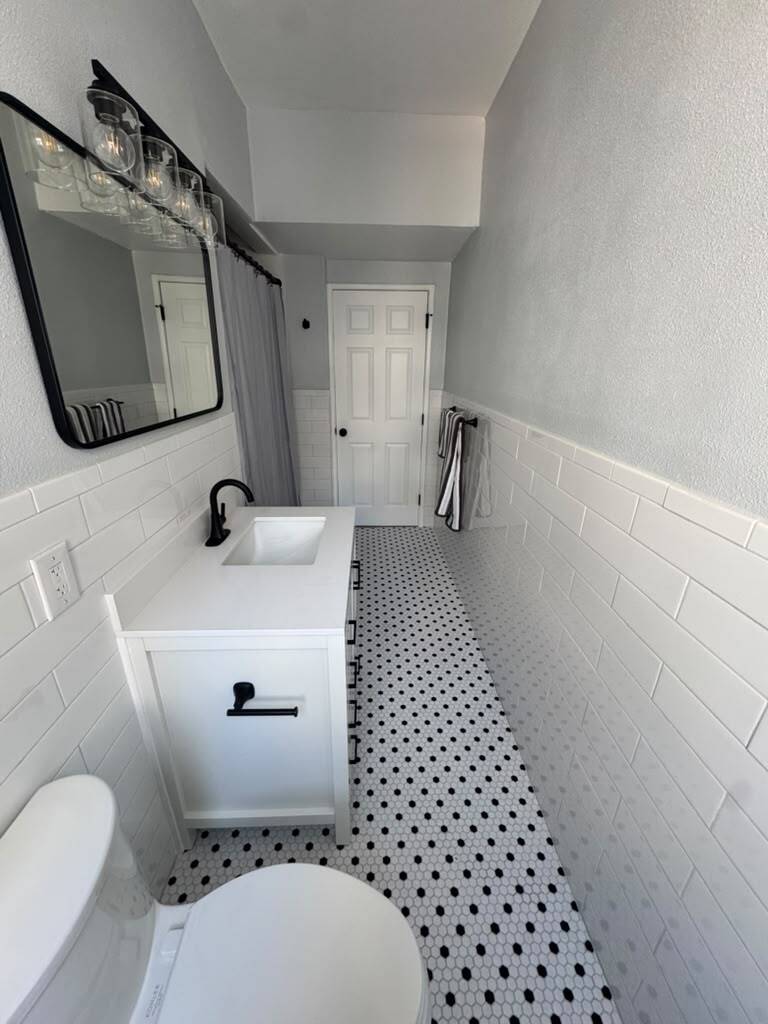 Completely Remodeled Bathroom - 140 Linden Ave