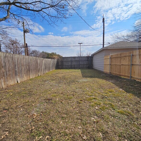 Privately Fenced in Backyard - 10100 Galway Dr