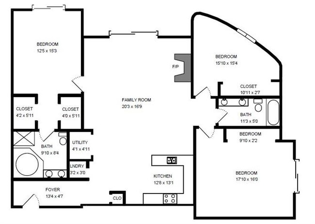 Floorplan - 4651 N Greenview