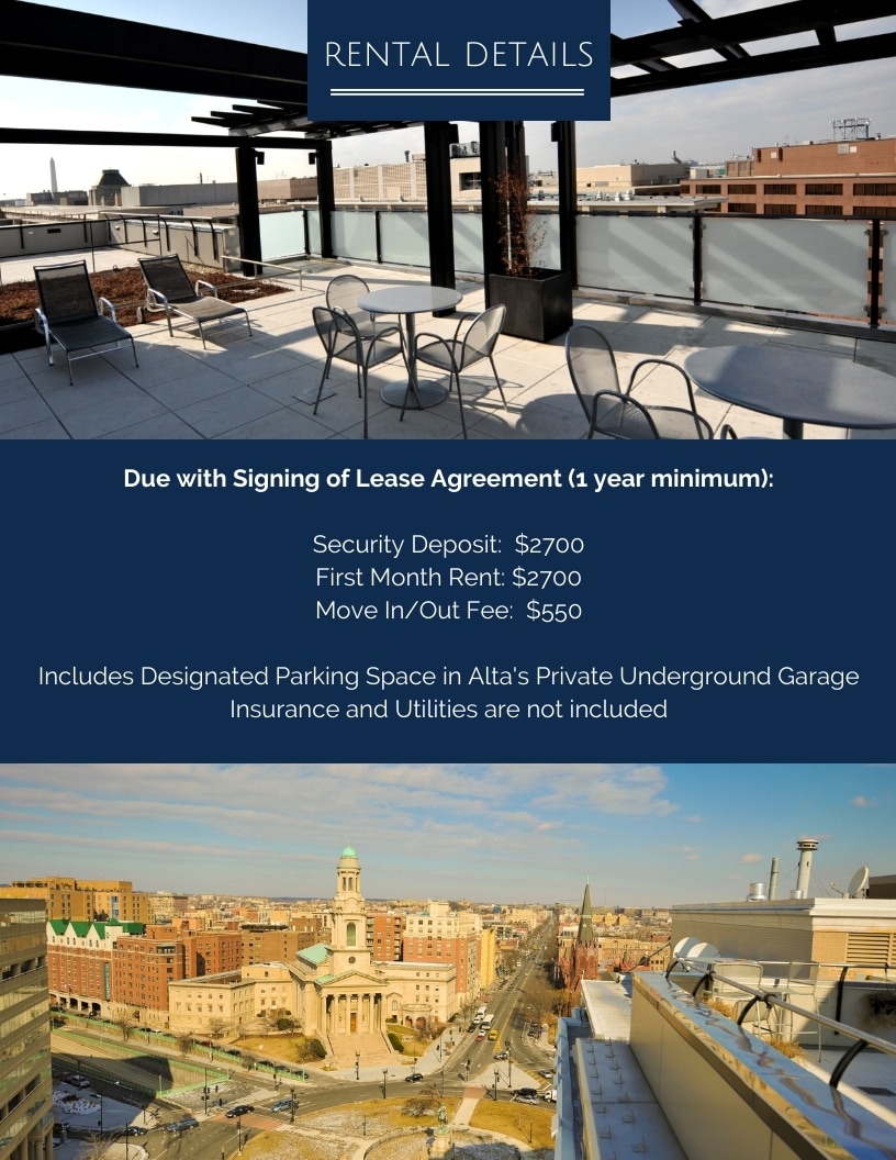 ALTA Unit for Rent - Details - 1133 14th St NW
