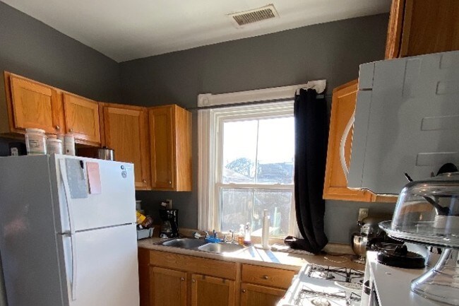 Kitchen with limited view of Cincinnati - 408 Fairfield Ave