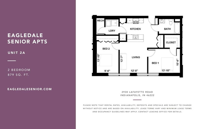 Floorplan - Eagledale Senior Apartments