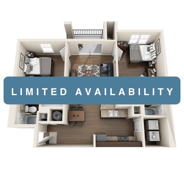 2 Bedroom | 2 Bathroom - The Hudson