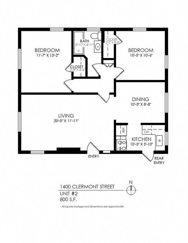 Floorplan - 1400 Clermont