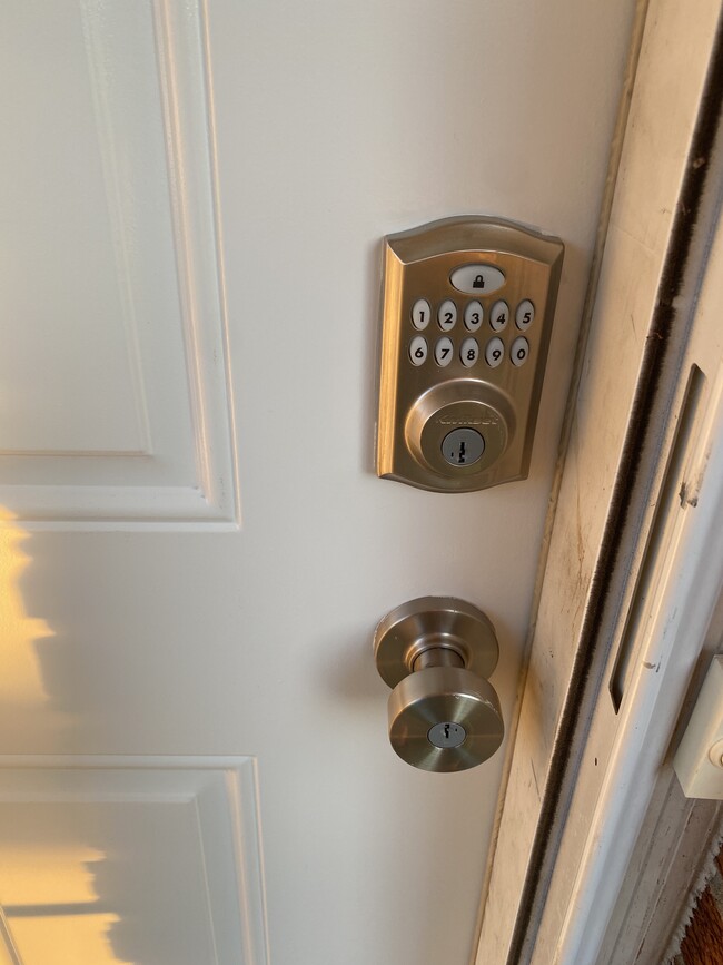 Front Door with Keypad so you never get locked out. - 2608 Gull Rd