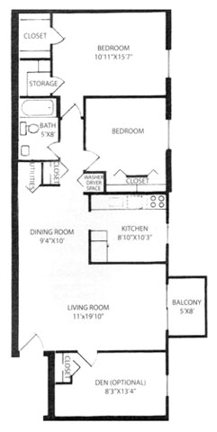 Floorplan - Westbury Apartments